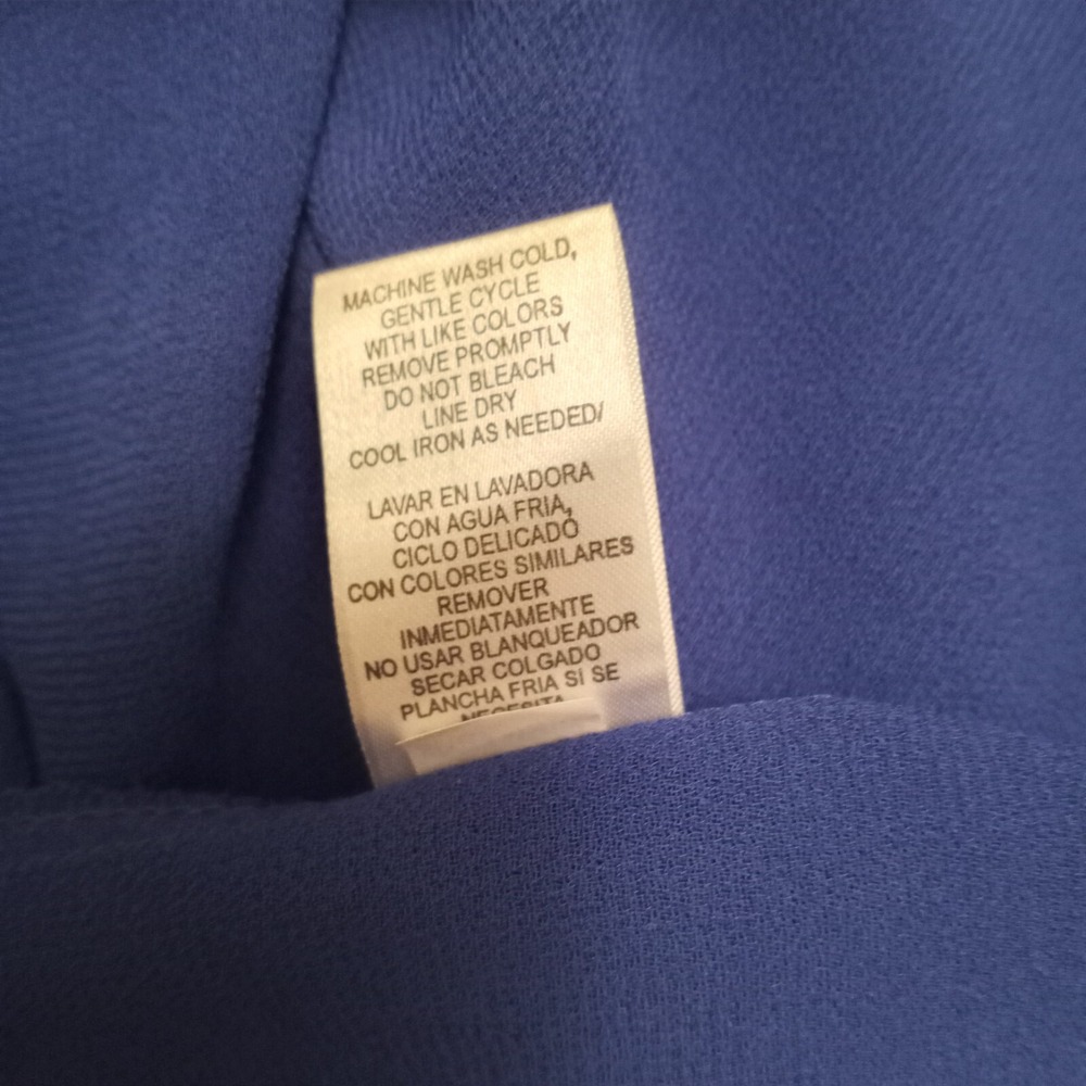 Studio I 20W Sleeveless Dress Long Sheer Jacket Embroidered Blue - Picture 11 of 15